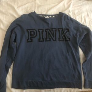 VS PINK blue sweatshirt
